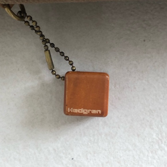 Hedgren Messenger/crossbody bag, leather and canvas EUC Unisex - Picture 2 of 8